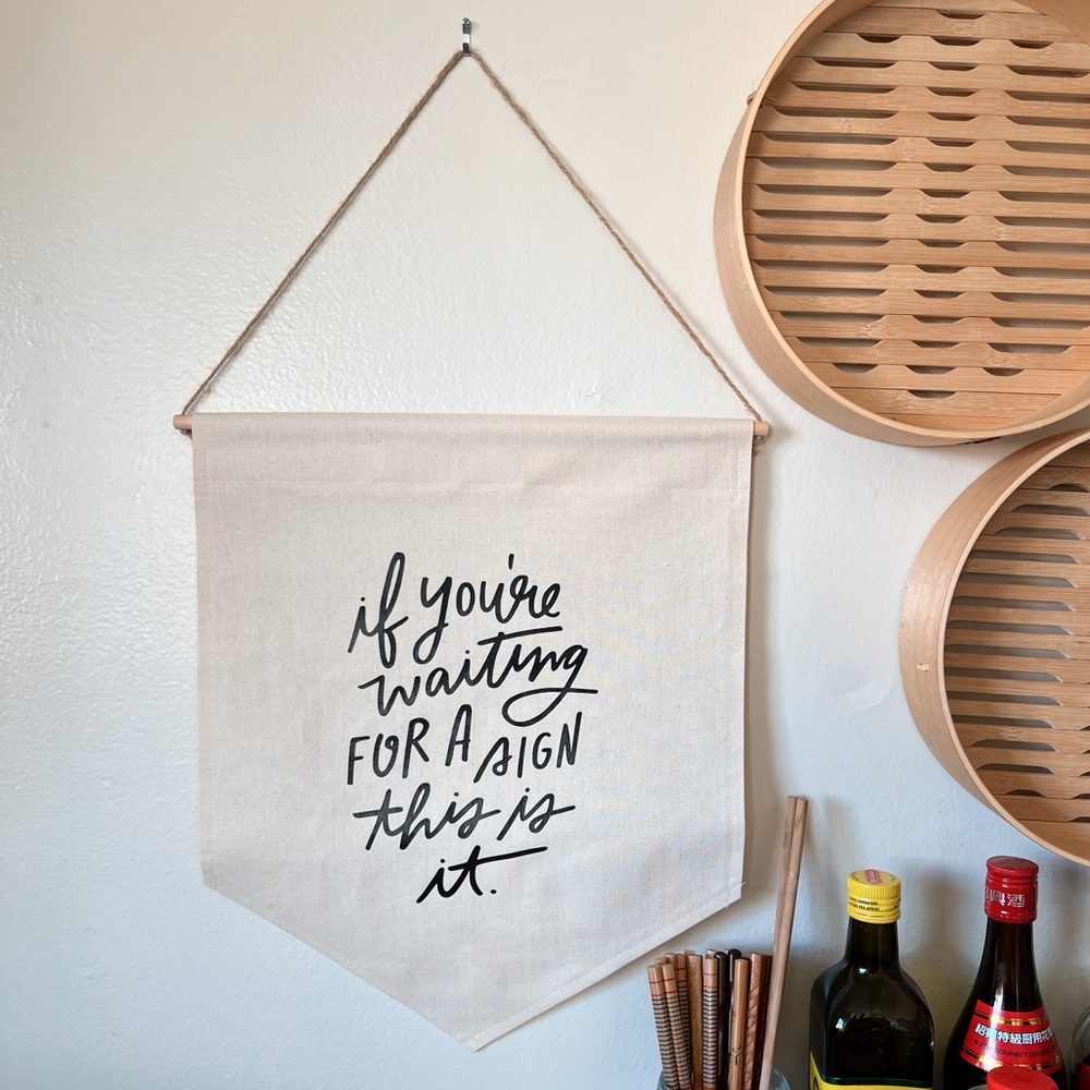 Handmade wall hanging (by Matriarch Handmade)